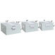 John Whisper Blue and Brushed Silver Accessory Box Set