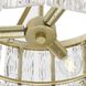 Chevall 3 Light 17 inch Gilded Silver Pendant Ceiling Light, Design Series