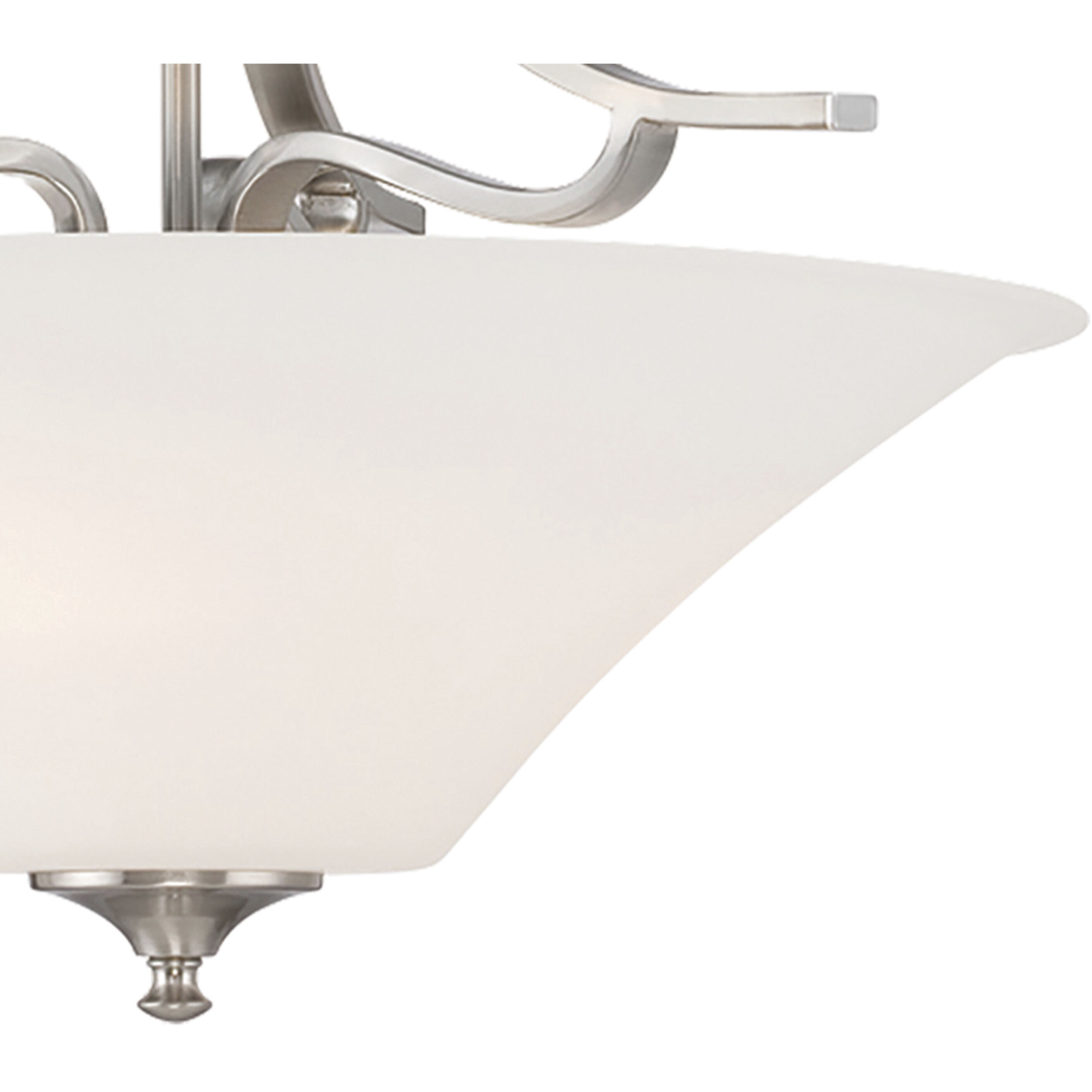 Treme 3 Light 20 inch Brushed Nickel Pendant Ceiling Light