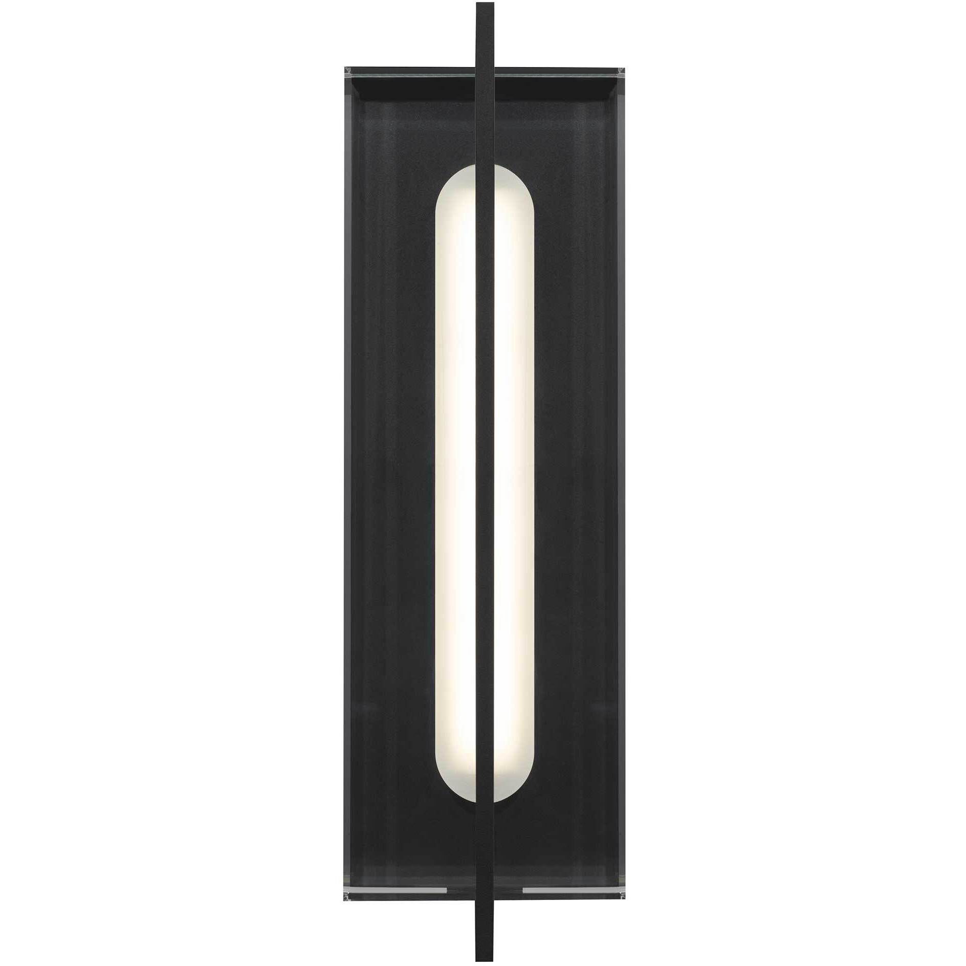 Avani LED 20 inch Sand Black Outdoor Wall Sconce