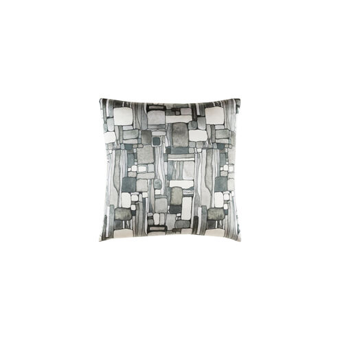 Natural Affinity 20 X 20 inch Cream and Light Gray Throw Pillow