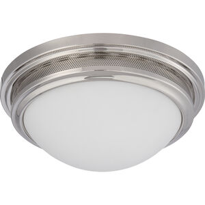 Corry LED 13.25 inch Polished Nickel Flush Mount Ceiling Light
