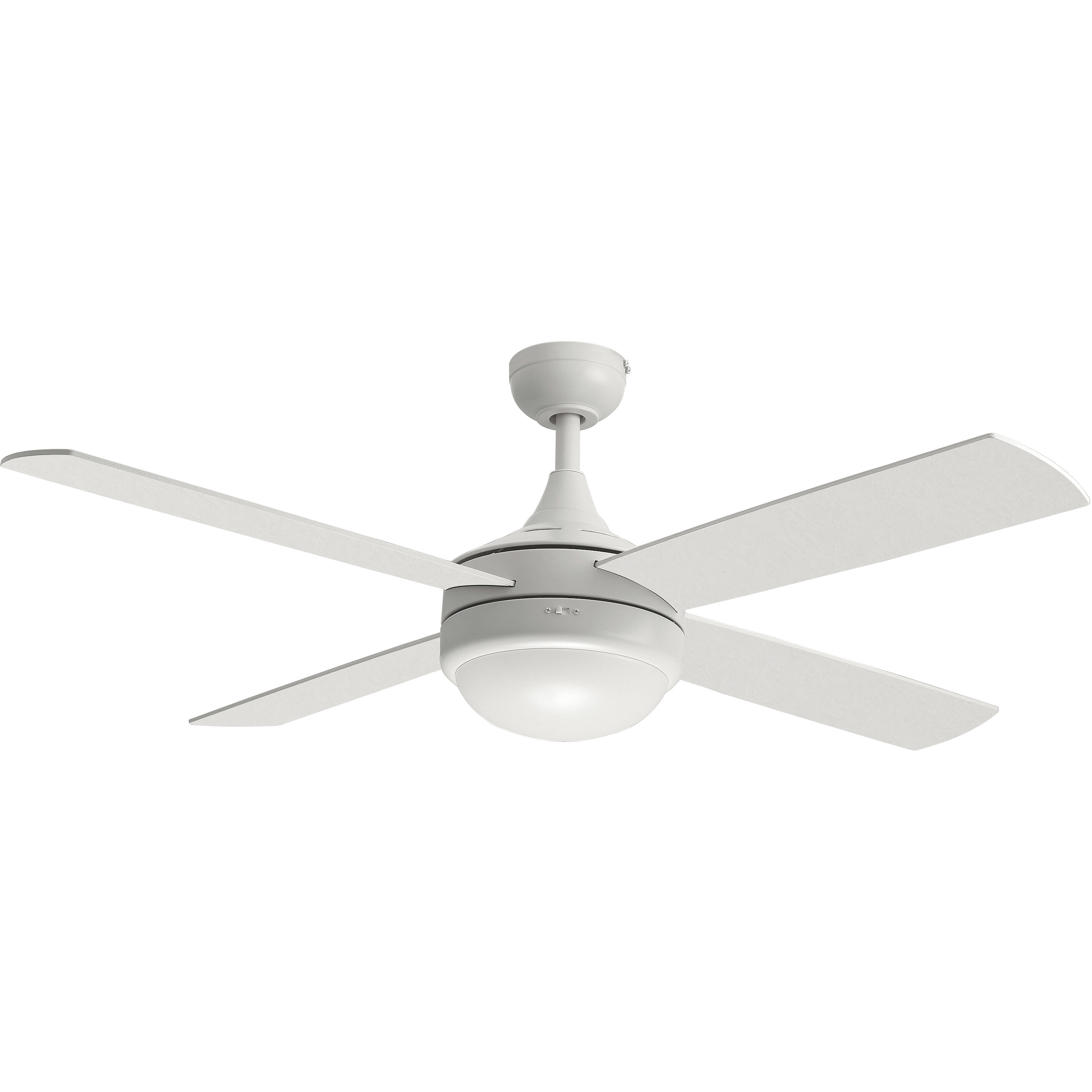 Quattro 52 inch Matte White Indoor Ceiling Fan