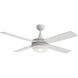 Quattro 52 inch Matte White Indoor Ceiling Fan