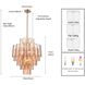 Fire and Ice 13 Light 23 inch Lacquered Gold Chandelier Ceiling Light in Champagne Glass