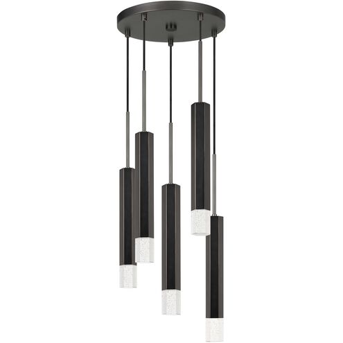Troy LED 13 inch Gun Metal Pendant Ceiling Light