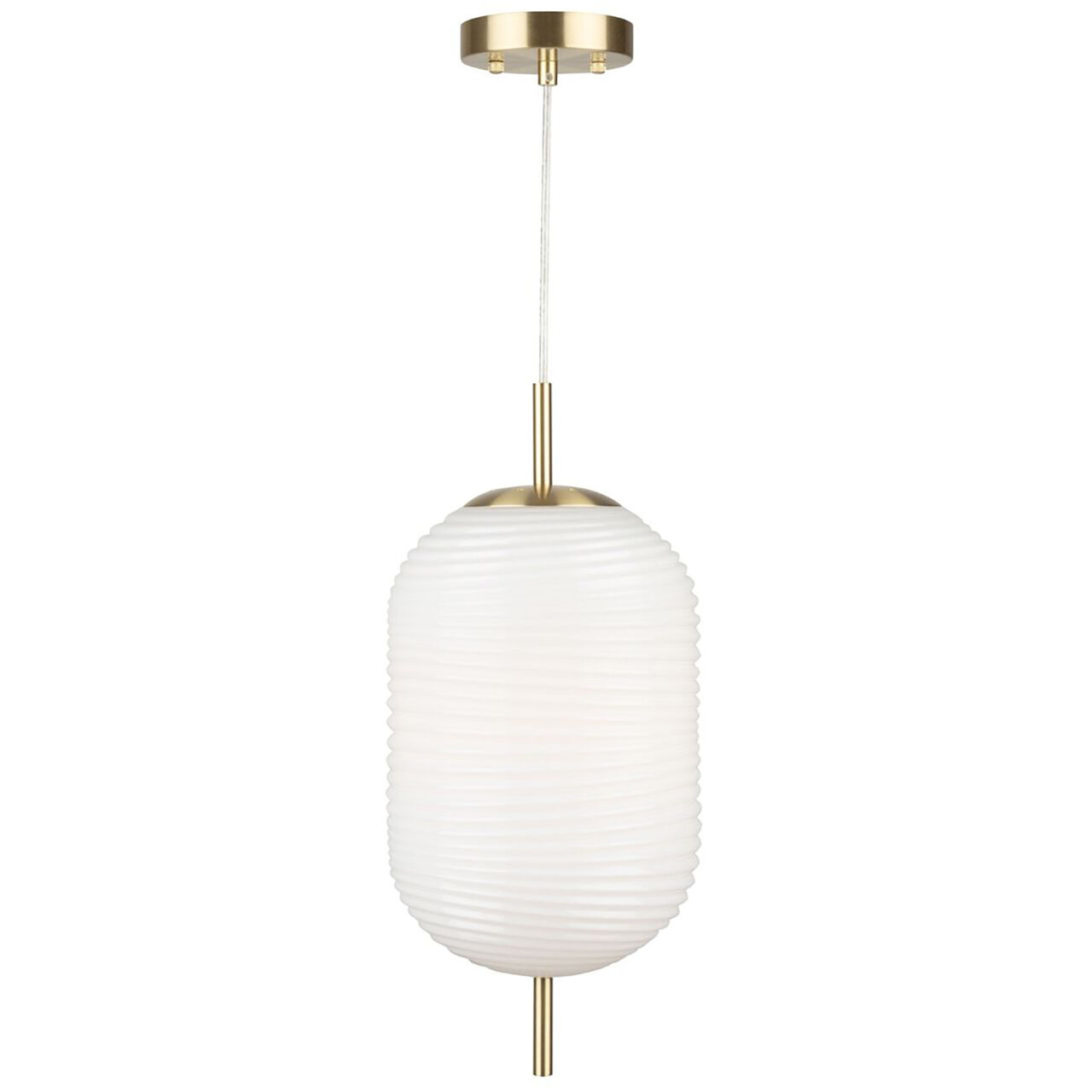 Vita LED 8.6 inch Brass Pendant Ceiling Light