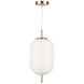 Vita LED 8.6 inch Brass Pendant Ceiling Light