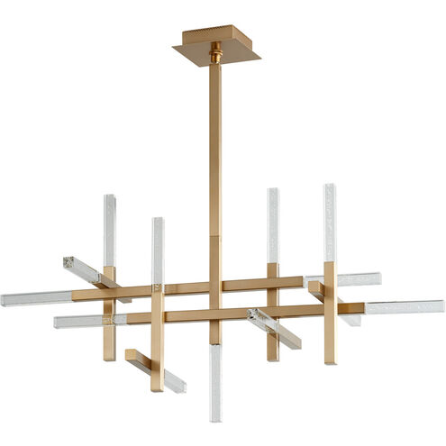 Atlantis LED 18 inch Satin Nickel Pendant Ceiling Light