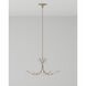 Marshallia 5 Light 38 inch Rustic Gold Chandelier Ceiling Light, Small