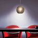 Envisage VI 1 Light 8 inch Satin Nickel Mini Pendant Ceiling Light in Chiseled Smoke