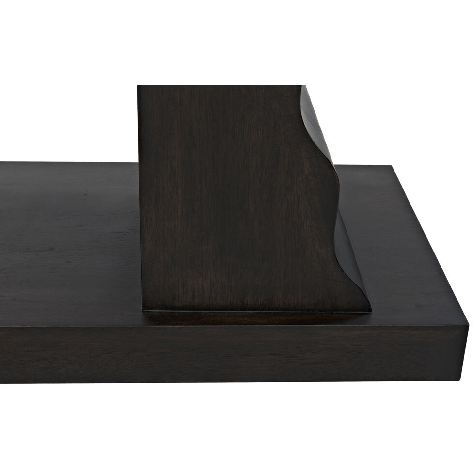 Aurora 72 X 18 inch Ebony Walnut Console