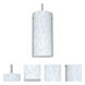 Stilo 12 LED Satin Nickel Cord Pendant Ceiling Light