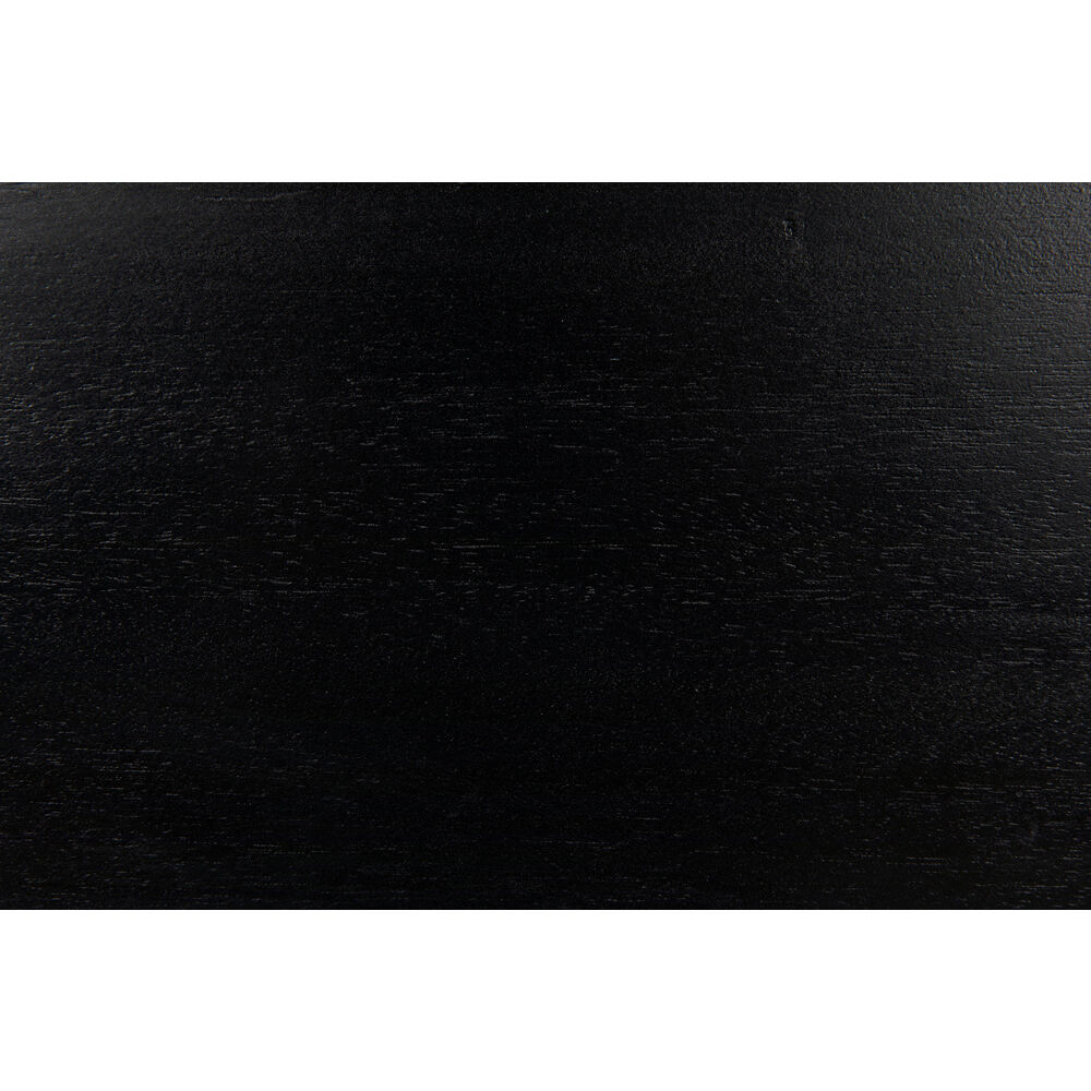 Ferret Hand Rubbed Black Bed, Queen