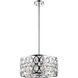 Dealey 5 Light 19.25 inch Chrome Chandelier Ceiling Light