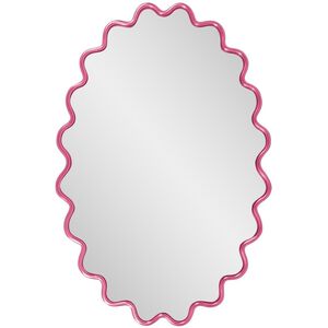 Cloud 36 X 24 inch Hot Pink Mirror
