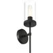 Lily 1 Light 4.75 inch Matte Black Wall Sconce Wall Light