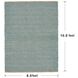 Jute 120 X 96 inch Petrol Rug, Rectangle