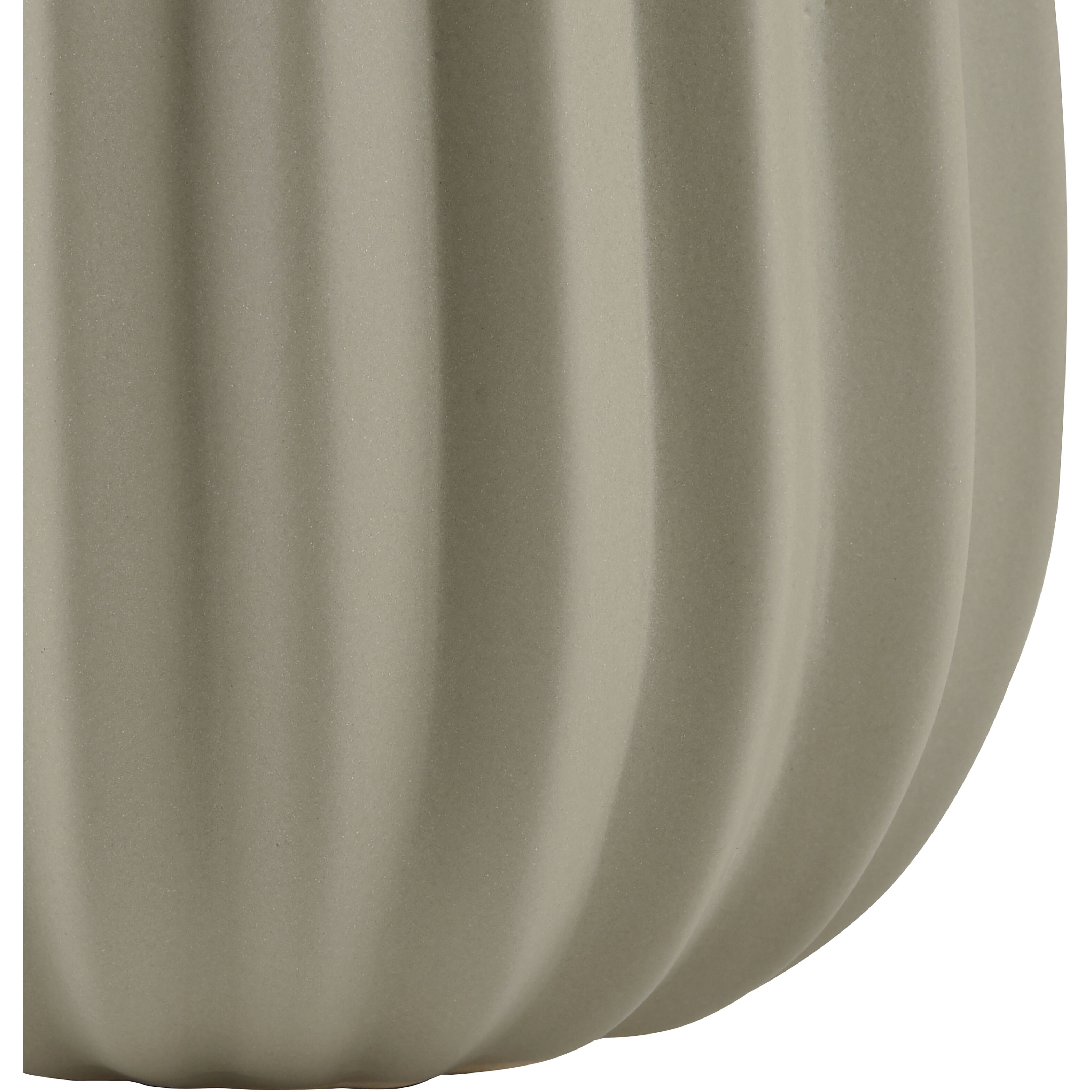 Harding 11.75 X 6.5 inch Vase in Matte Sage with Natural