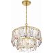 Elsa 1 Light 15 inch Antique Gold Chandelier Ceiling Light