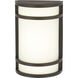 Bay View 2 Light 12 inch Oil Rubbed Bronze Outdoor Pocket Lantern, Great Outdoors