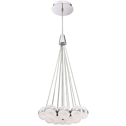 Mystyke LED 17.5 inch Chrome Pendant Ceiling Light