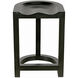 Saddle 26 inch Hand Rubbed Black Counter Stool