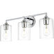 Mayson 3 Light 23 inch Chrome Bath Sconce Wall Light