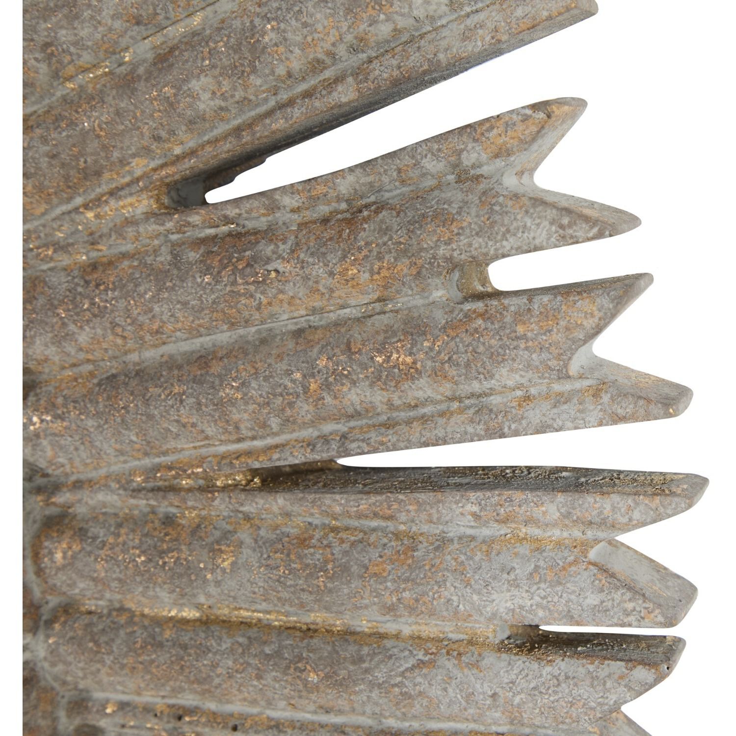 Ramona 36 X 36 inch Antique Textured Gold Mirror