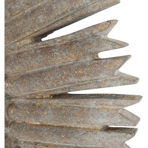 Ramona 36 X 36 inch Antique Textured Gold Mirror