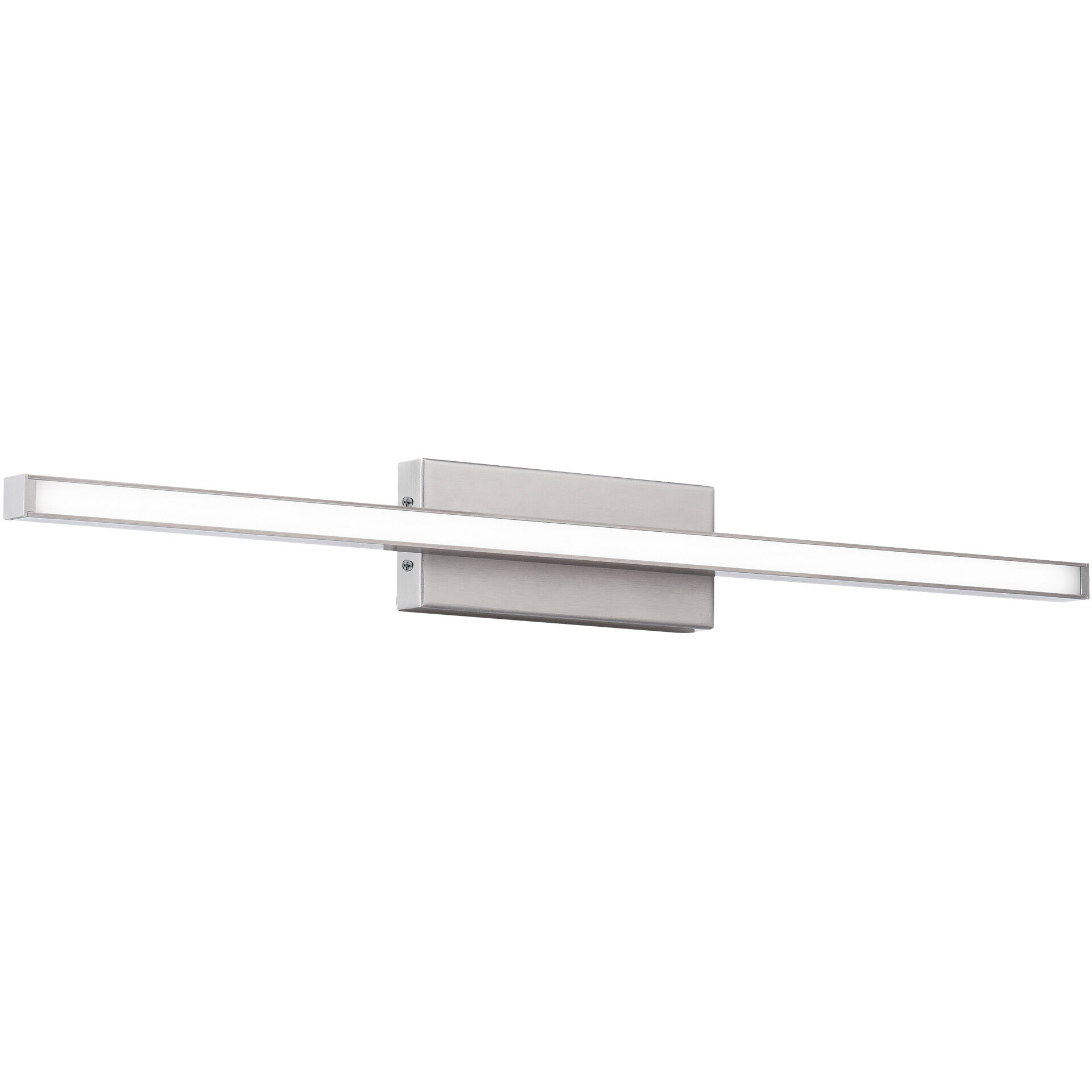 Parallax LED 24 inch Brushed Nickel Bath Vanity & Wall Light, dweLED