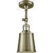 Franklin Restoration Addison 1 Light 5 inch Antique Brass Sconce Wall Light in Incandescent, Franklin Restoration