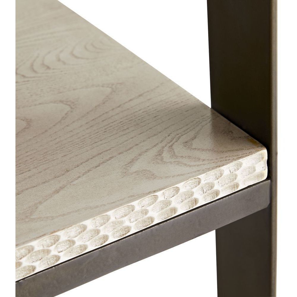 Herrick 81 X 36 inch Blackened Iron Etagere