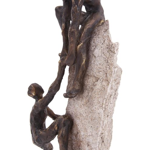 Teamwork Figure Bronze Statue