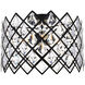 Lyla 3 Light 13 inch Black Flush Mount Ceiling Light