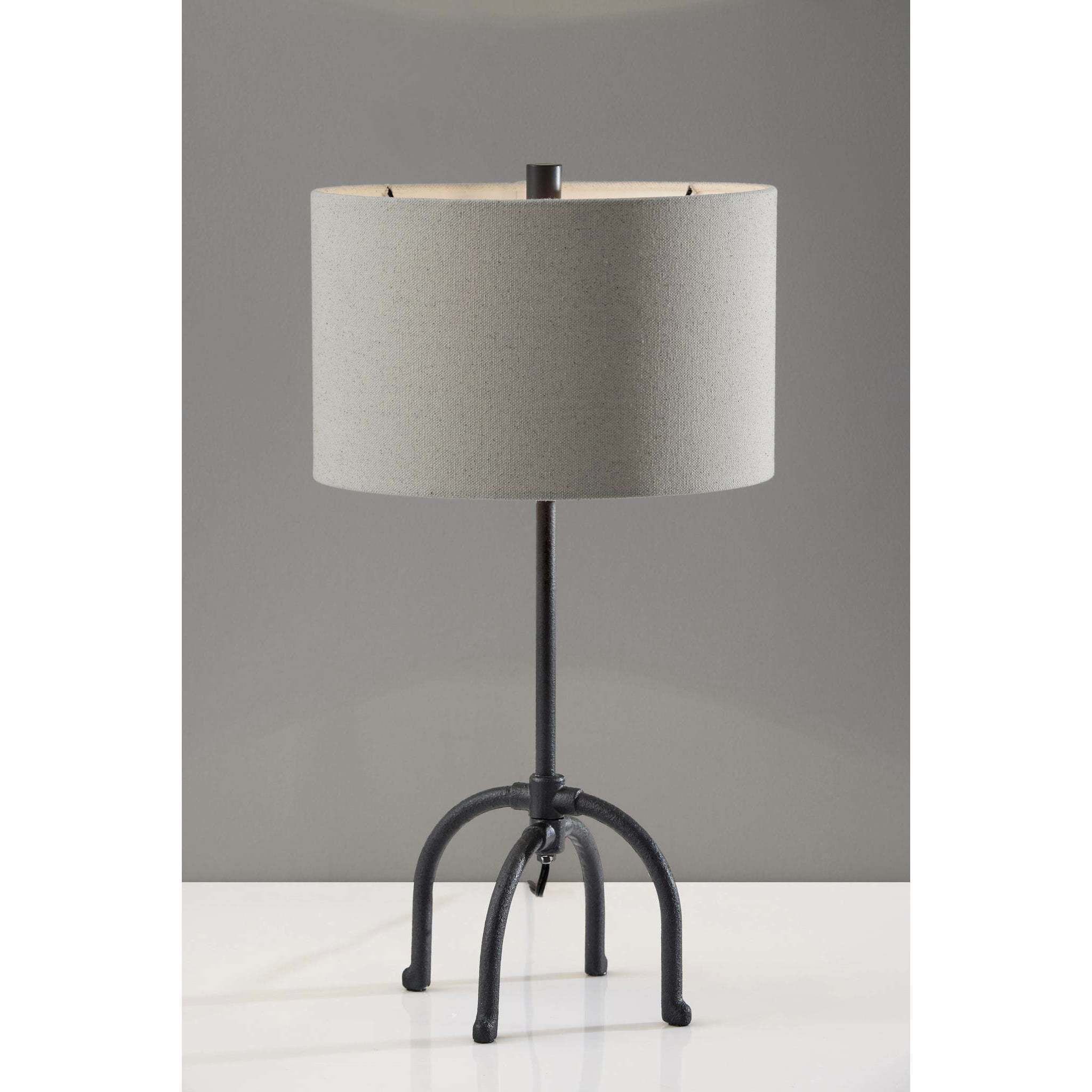 Silos 26 inch 100.00 watt Black Table Lamp Portable Light