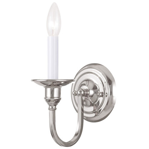 Cranford 1 Light 5 inch Polished Nickel Wall Sconce Wall Light