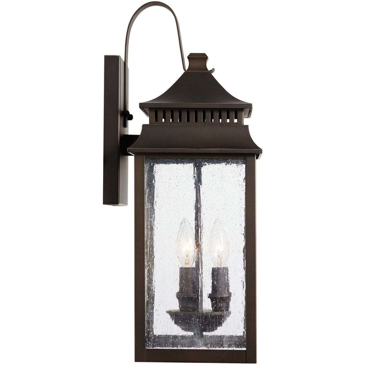 Sutter Creek 3 Light 22 inch Oiled Bronze Outdoor Wall Lantern