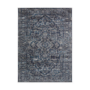 Percival 67 X 47 inch Navy Rug, Rectangle
