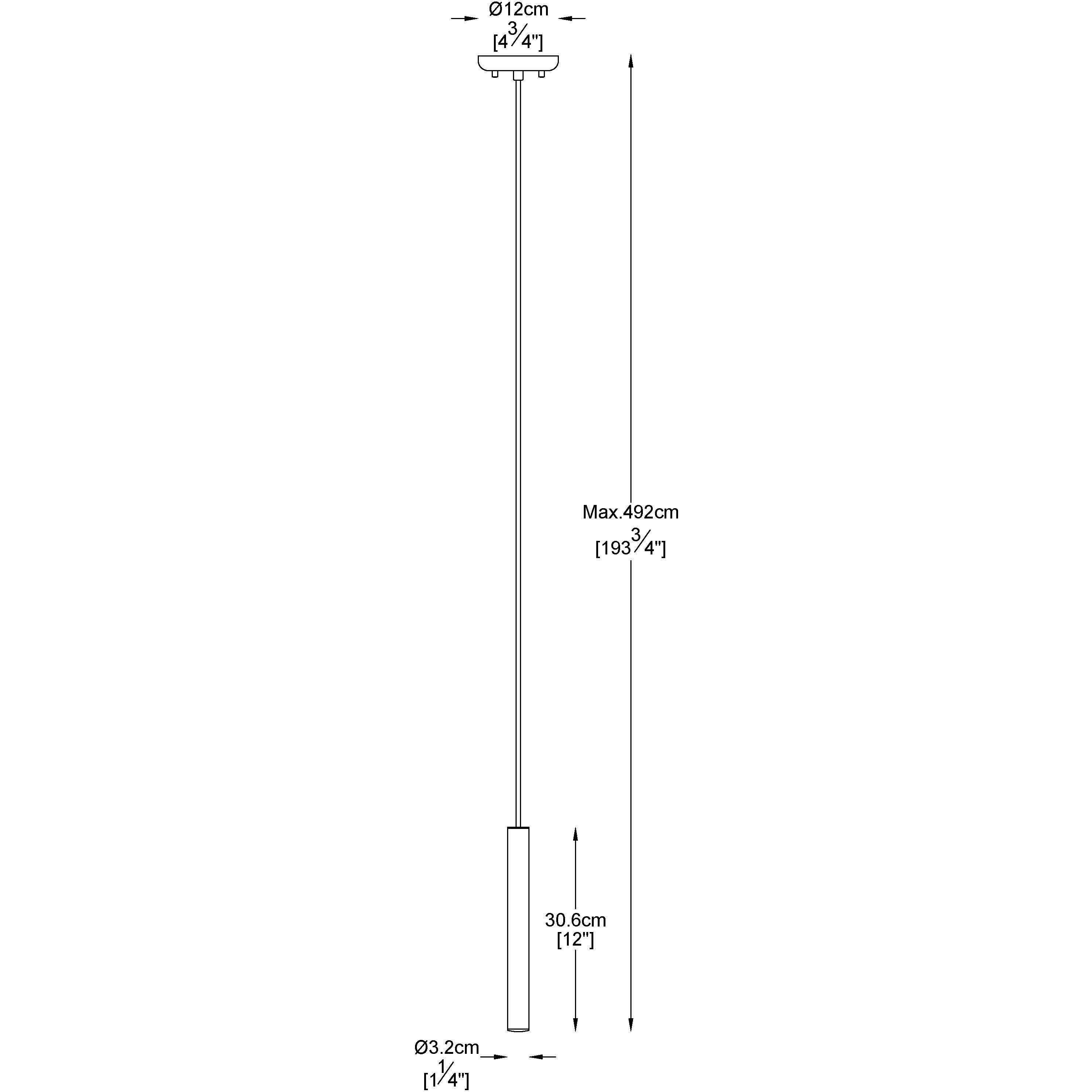 Forest LED 4.75 inch Modern Gold Pendant Ceiling Light