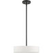 Venlo 4 Light 14 inch Black with Brushed Nickel Accents Pendant Ceiling Light