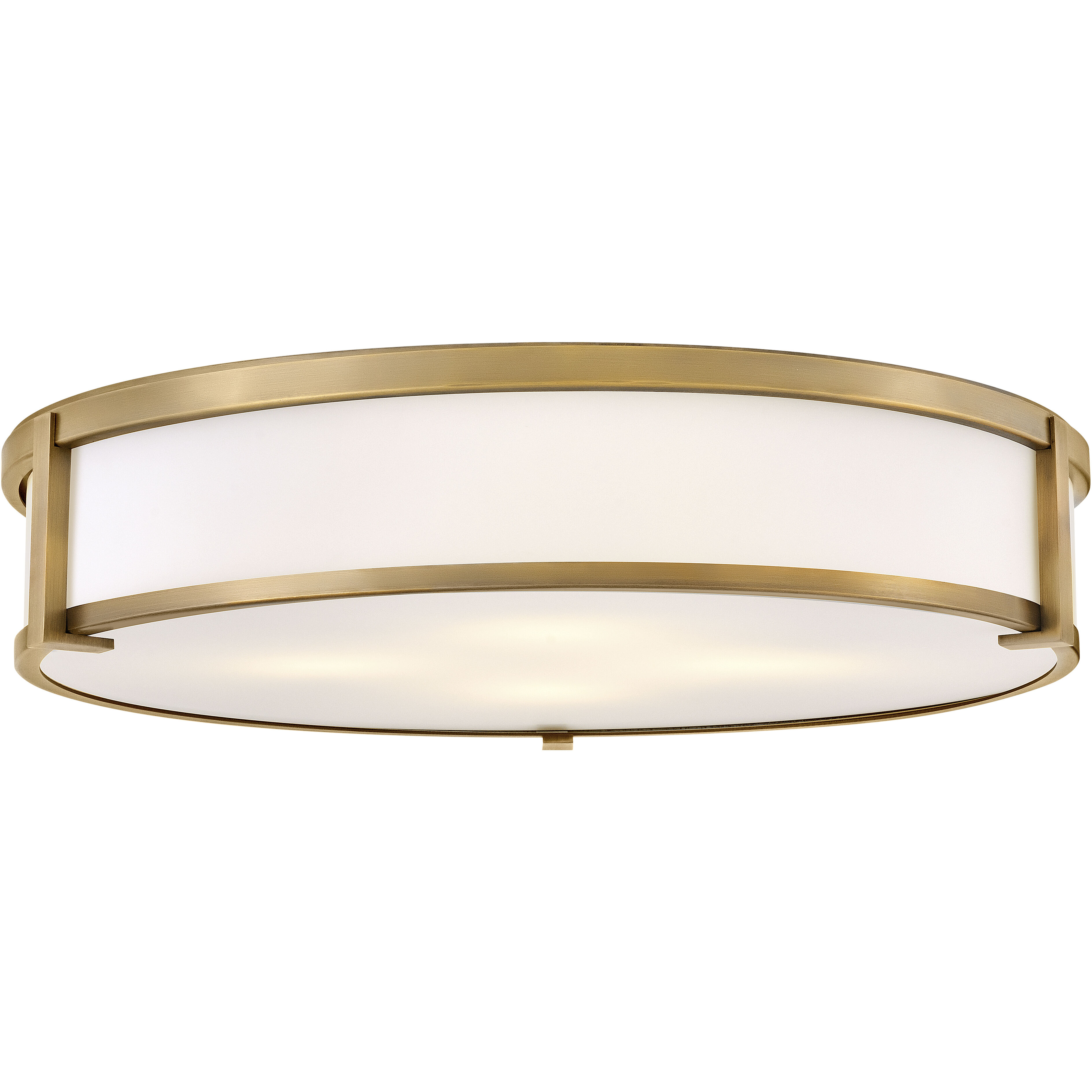 Lowell 24 inch Brushed Bronze Indoor Flush Mount Ceiling Light