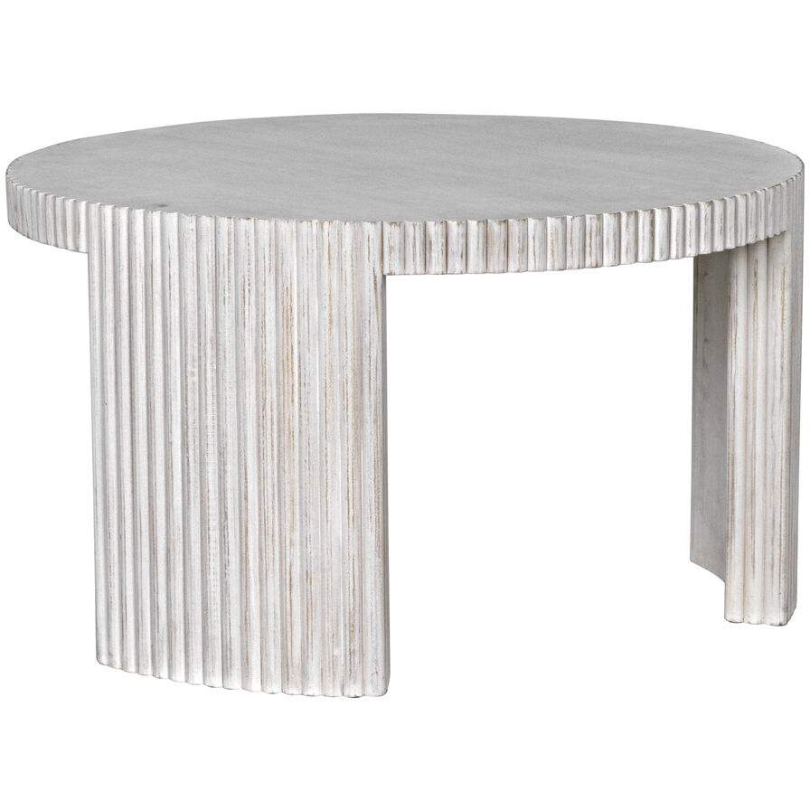 Jgor 32 X 32 inch White Wash Side/Coffee Table