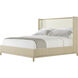 Montauk Lighthouse California King Bed, Wooden, Upholstered