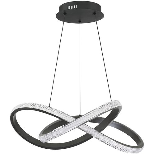 Prado 1 Light 24 inch Black Pendant Ceiling Light