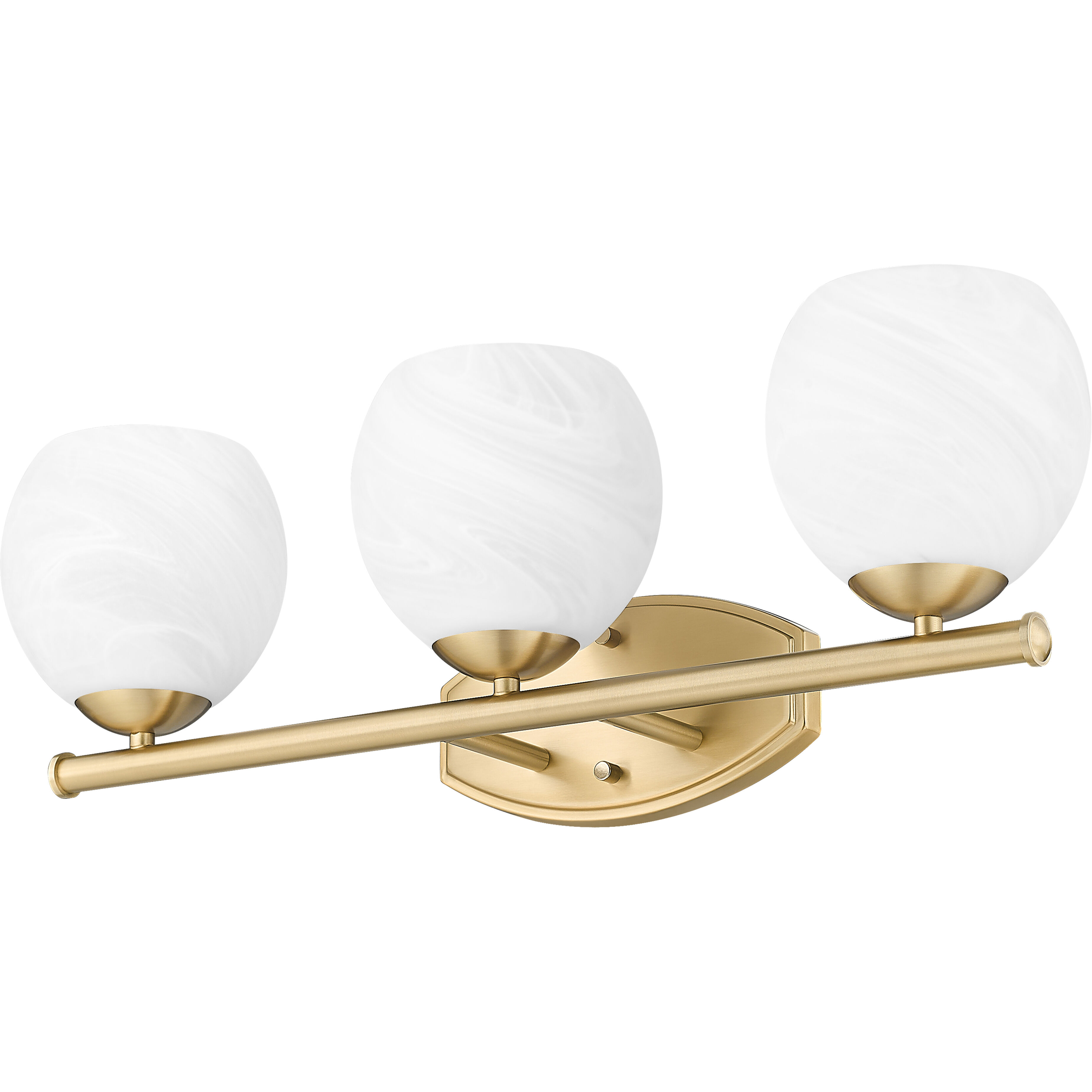 Colette Vanity Wall Light in Modern Gold