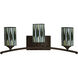 Evelyn 3 Light 25 inch Antique Golden Bronze Wall Sconce Wall Light