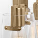 Drew & Jonathan Crofton 4 Light 33.38 inch Satin Brass Wall Bath Fixture Wall Light