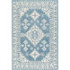 Ralph 90 X 60 inch Pale Blue/Beige/Sky Blue Rugs