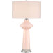 Henrietta 32.25 inch 150 watt Pink and Clear Table Lamp Portable Light